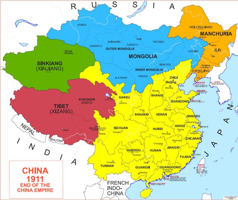 Chinese Revolution of 1912 and 1949