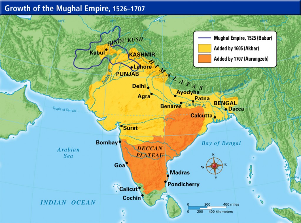 Mughal Empire: Reign Of Akbar (1556-1605 CE)